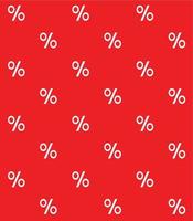Seamless pattern of percent vector