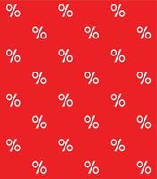 Seamless pattern of percent vector