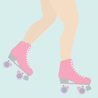 Vector roller skates