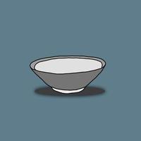 simple bowl image vector