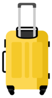 Yellow Color Luggage Travel Bag png