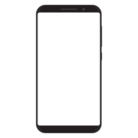 smartphone design trasparente sfondo png