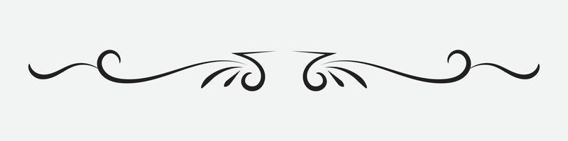 text delimiter for your projects. text divider. vintage border. Vector illustration.