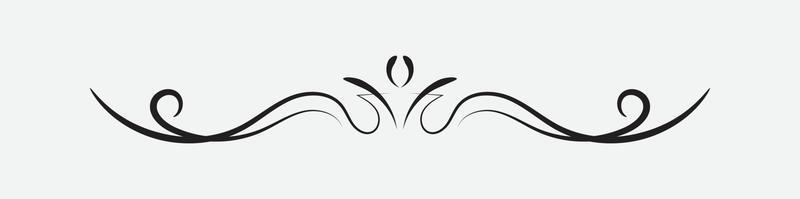 text delimiter for your projects. text divider. vintage border. Vector illustration.