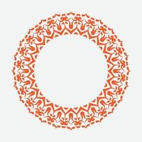Frame. Vintage vector. Well built for easy editing . retro circle frame. Vector illustration.