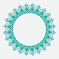 Frame. Vintage vector. Well built for easy editing . retro circle frame. Vector illustration.