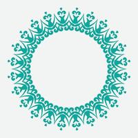 Frame. Vintage vector. Well built for easy editing . retro circle frame. Vector illustration.