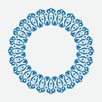 Frame. Vintage vector. Well built for easy editing . retro circle frame. Vector illustration.