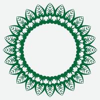 Elegant retro floral frame. Design template for banner, card, invitation, label, emblem etc. Linear vintage vector illustration.