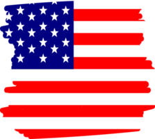 diseño de la bandera americana png