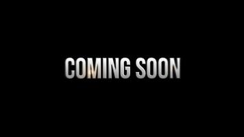 COMING SOON modern style animation with black background video