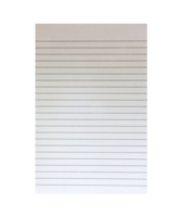 Paper sheet notebook with line on transparent background png file