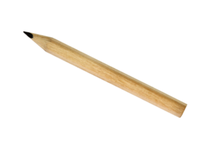 crayon en bois sur fond transparent fichier png