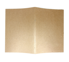 book cover face down on transparent background png file