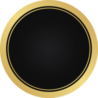 il giro nero e oro distintivo png