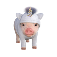 süßes schwein 3d-rendering png