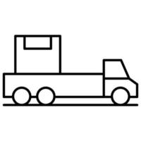 delivery company icon, logistics and delivery theme vector