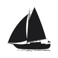 Boat icon on white background vector