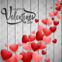 Happy valentine's day background vector