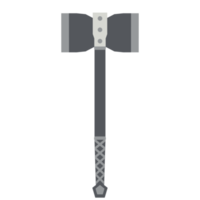 war hammer battle viking double side warrior weapon png