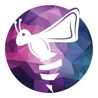 Bee Logo design for honey package. Bee Logo Template vector icon illustration design.