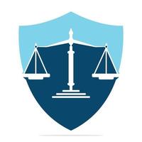 Law and Attorney Logo Design. Law firm and office vector logo design.
