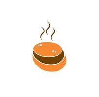 Burger Vector Illustration design. Hot and spicy burger concept.