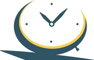 plantilla de diseño de logotipo de reloj de tiempo. tiempo 24 horas concepto de logotipo inteligente. vector