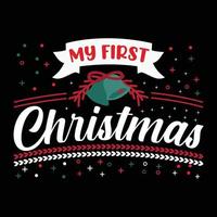 Christmas t shirt design vector