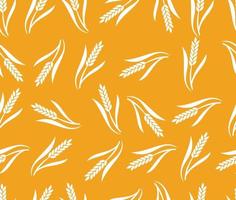 wheat seamless pattern design for fabric, textile, fashion, background, template vector