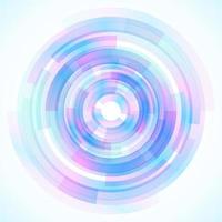 Geometric frame from circles, vector abstract background, wallpaper