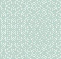 Vector seamless pattern of simple geometric shapes. Repeating endless ornament of squares and stars. Colorful abstract background, wallpaper