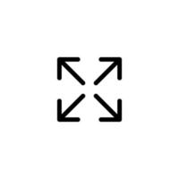 Arrow sign symbol line icon suitable for any purpose vector