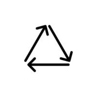 Arrow sign symbol line icon suitable for any purpose vector