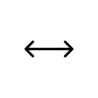 Arrow sign symbol line icon suitable for any purpose vector