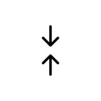 Arrow sign symbol line icon suitable for any purpose vector