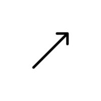 Arrow sign symbol line icon suitable for any purpose vector