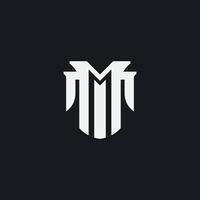 Initial MT TM M T Monogram Logo Template. Initial Based Letter Icon Logo vector