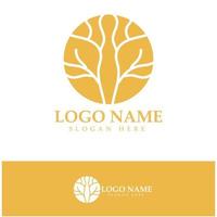 Abstract tree logo for forest and park nature.with a combination of .vector line elements for business designs, agriculture, ecological concepts, greenery and natural beauty. vector