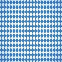 Oktoberfest background frame with bavarian white blue paper, banner. October fest background, text place, copy space. Bavaria State flag fabric table cloth. Oktoberfest cloth paper runner vector