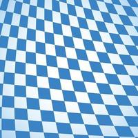 Oktoberfest background frame with bavarian white blue paper, banner. October fest background, text place, copy space. Bavaria State flag fabric table cloth. Oktoberfest cloth paper runner vector