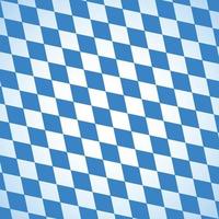 Oktoberfest background frame with bavarian white blue paper, banner. October fest background, text place, copy space. Bavaria State flag fabric table cloth. Oktoberfest cloth paper runner vector