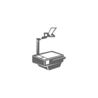 Overhead projector icon design vector