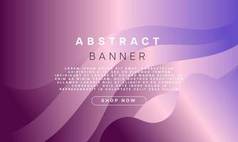 Colorful geometric background. Fluid gradient shape composition. Futuristic poster design vector