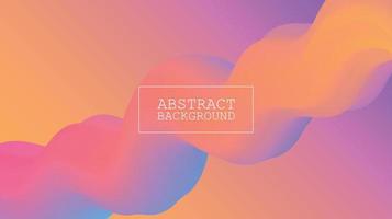 Abstract background with bright colorful dynamic shapes vector