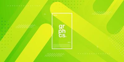 abstract bright green background with shapes .simple pattern, 3d look and cool design . illustration eps10 vector