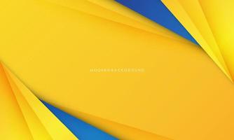 Modern abstract background blue and yellow color vector