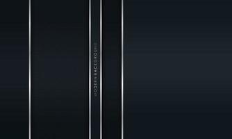 Black and silver color modern abstract background vector