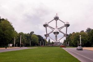 Brussels, Belgium, 2022 - Atomium building view photo