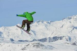 Skier portrait view photo